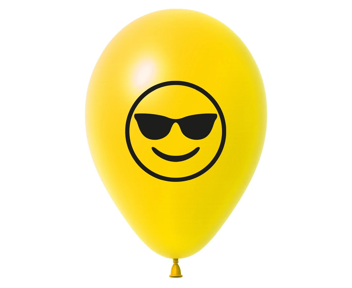 Balony Emotikony, 12" , 5 szt.